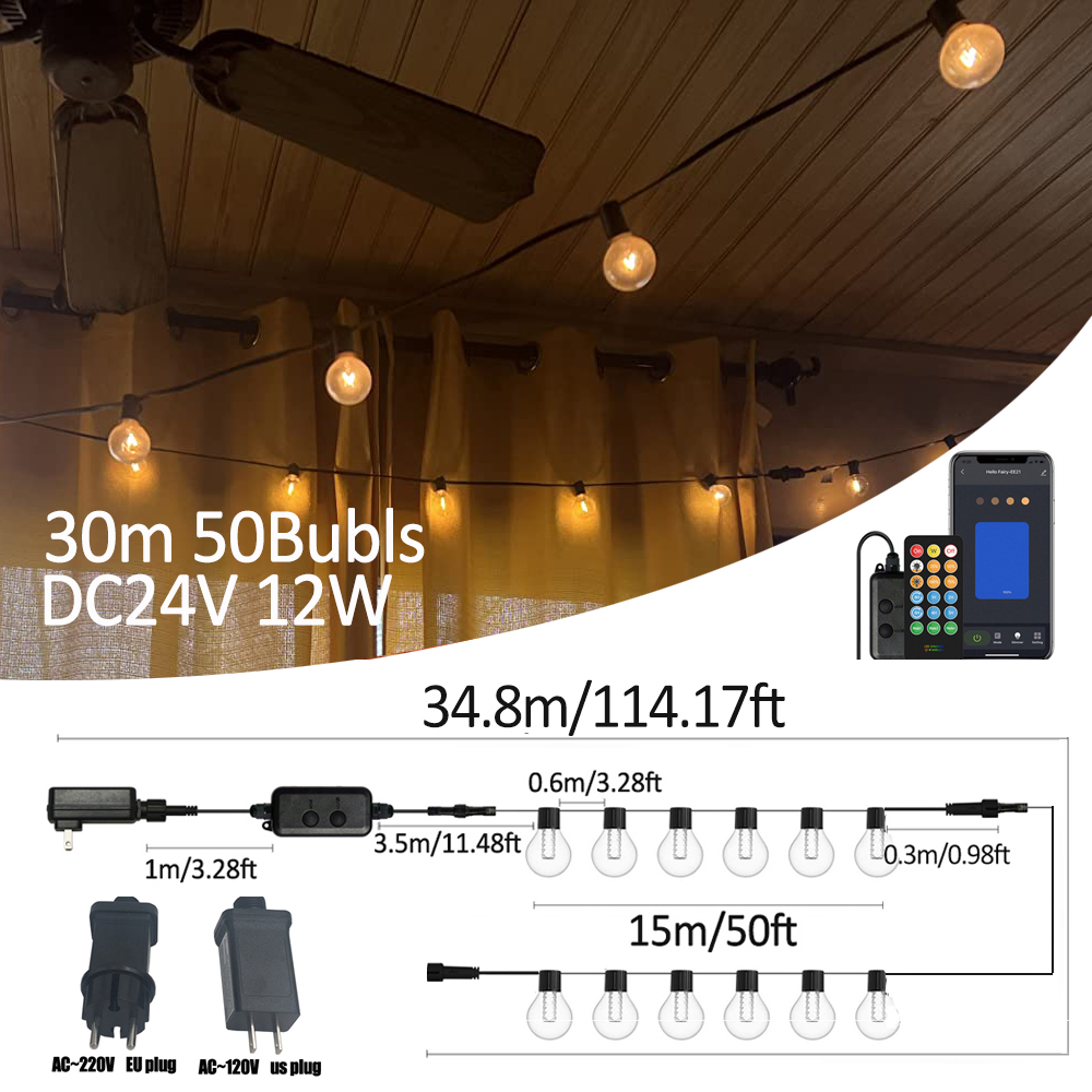 Smart Garden Light Controller - Умные уличные светодиодные гирлянды G40 с