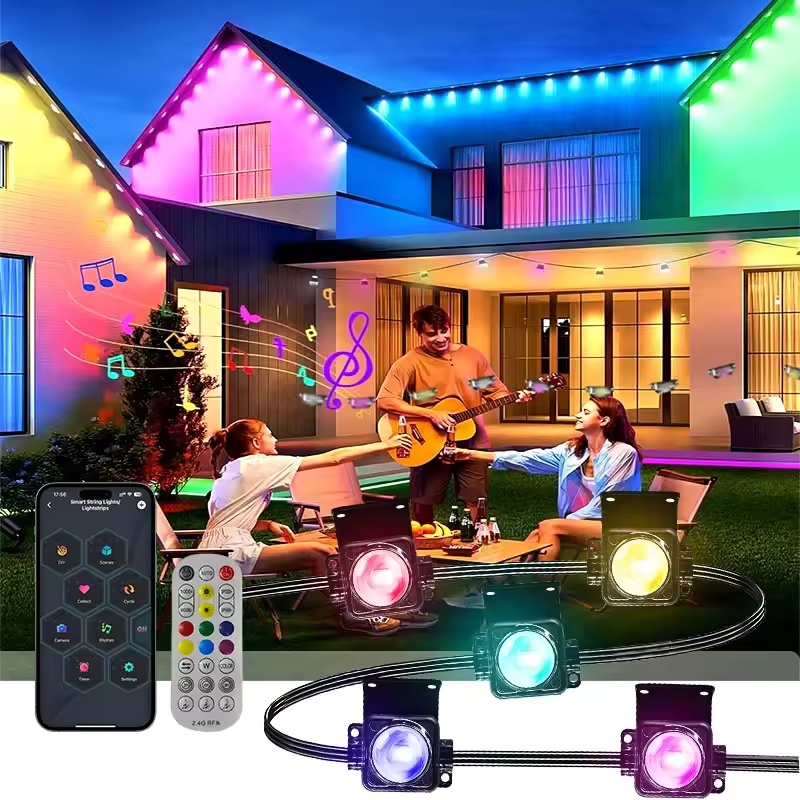 Умная RGBIC-подсветка для карн – обзор и цена Smart Garden Light Controller