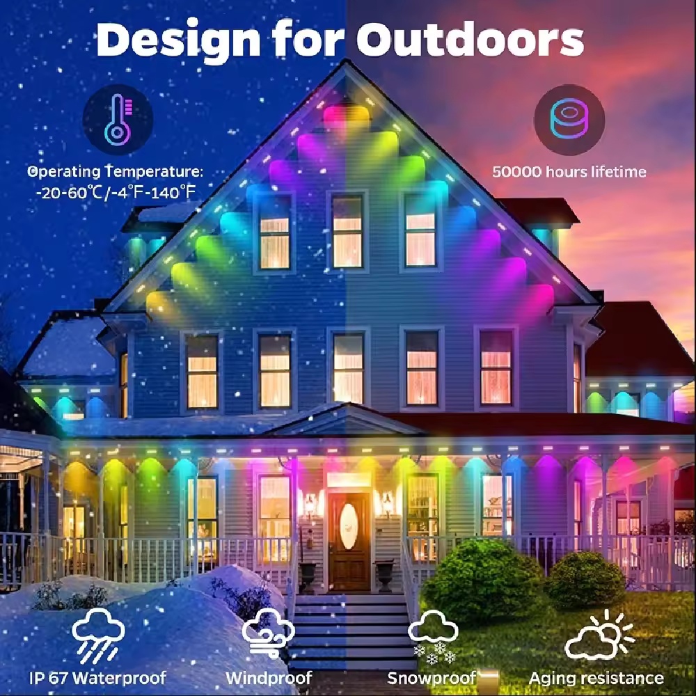 Умная RGBIC-подсветка для карн – обзор и цена Smart Garden Light Controller