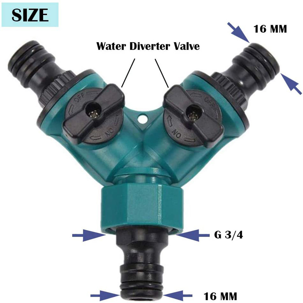 Пластиковый Y-образный соедини – обзор и цена Smart Garden Hose Valve