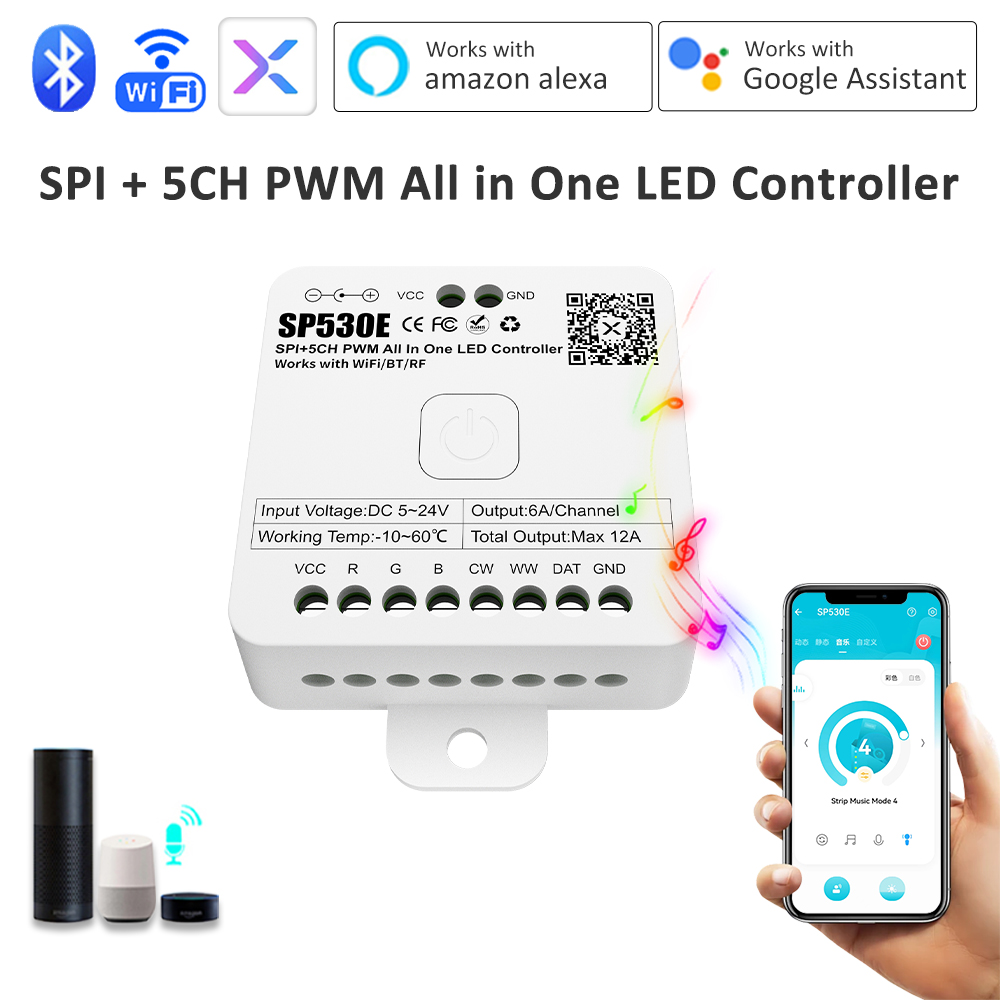 Контроллер LED SP530E All In O – обзор и цена Smart Garden Light Controller