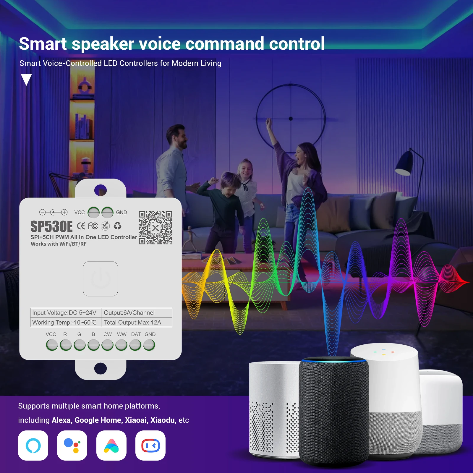 Контроллер LED SP530E All In O – обзор и цена Smart Garden Light Controller